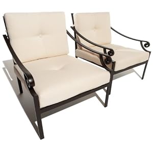 Strathwood Falkner Lounge Deep Seat Arm Chair Set of 2