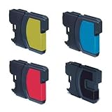 iComp 4x inks for Brother DCP-J125 DCP-J315w DCP-J515w MFC-J220 MFC-J265w MFC-J410 MFC-J415w DCPJ125 DCPJ315w DCPJ515w MFCJ220 MFCJ265w MFCJ410 MFCJ415w (LC985BK LC985C LC985M LC985Y)