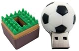 Soccer Ball USB Flash Drive - Data Storage Device - 4GB