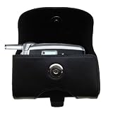 Horizontal Leather Case with Belt Clip/Loop for the Audiovox PM 8920