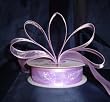 Organza Satin Edge Ribbon - 7/8" - 25 Yards (75 FT) - Lavender