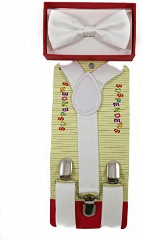 New Suspender Bow Tie Matching Colors Toddler Kids Boys Girls Child by KOOOL