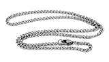 Steel 3.2mm Curb Chain Necklace