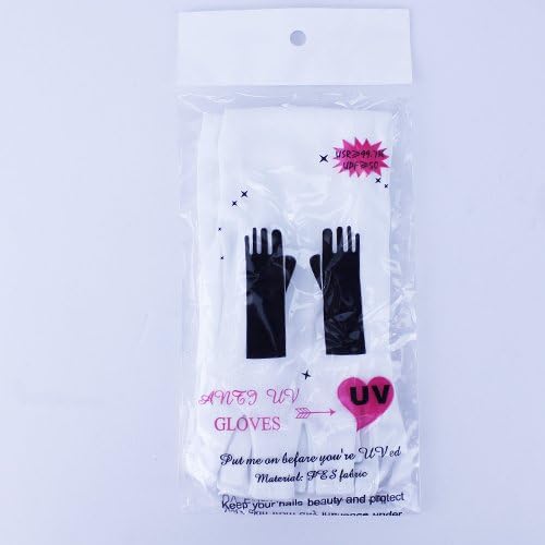 19Beauty ® Nail Art UV Gel Protection Gloves Polish Tips Lamp Open-Toed Anti-Ultraviolet
