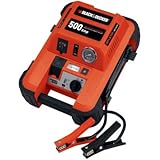 Black & Decker JUS500IB 500-Amp Jump Starter with Built-in Tire Inflator