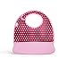 Built 2 Piece Mess Mate Toddler Bib, Pink Mini Dots