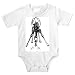 Onesie with water, bending, spots, giraffe, drinking
