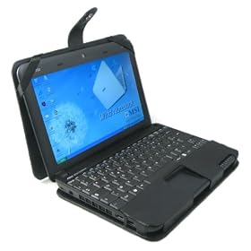 MSI Wind Genuine Premium Leather Laptop Case Bag Sleeve (MSI Wind U100 Case Only, Laptop Not Included)