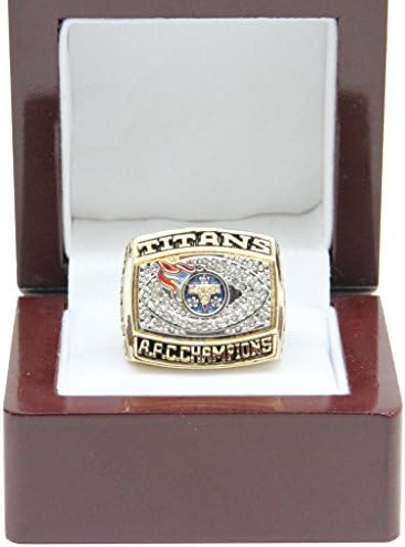 AFC 1999 Tennessee Titans Championship Rings Fans Souvenirs