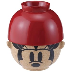 【クリックで詳細表示】ミニーマウス 汁椀・茶碗 セット SAN1814