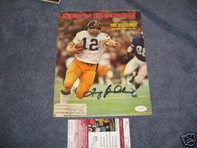 Terry Bradshaw Steeler Jsa/c Signed Sports Illustrated - Autographed NFL Magazines