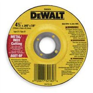 Abrasive-Cutoff-Wheels - 4-1/2 X .045 X 7/8 Thin Cutting Wheel