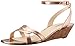 Nine West Women's Valaria Metallic Wedge Sandal