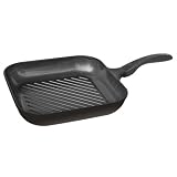 Culinario Grillpfanne mit umweltfreundlicher Ecolon Keramik-Beschichtung, Induktion, 28 x 28 cm, grau