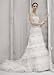David's Bridal Wedding Dress: Diminutive Strapless Lace and Tulle Slim Gown Style 7CWG352