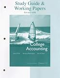 Study Guide & Working Papers for Use with College Accounting: Chapters 1-14