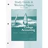Study Guide & Working Papers Ch 1-14 to accompany College Accounting