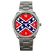 Sport Metal Watch of U.S. Confederate Rebel Battle Flag