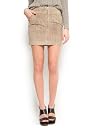 Mango Women's Suede Miniskirt