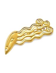 Zandra Rhodes Gold Plated Rhodalite & Diamond Brooch