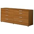 Weston 8-Drawer Double Dresser - Cherry