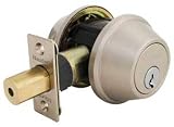 Master Lock DDCR715 Residential Double Cylinder Deadbolt w/Recodable Cylinder, Satin Nickel
