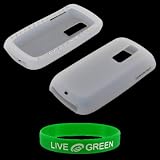 Clear with Rhinestones Silicone Skin Case for HTC myTouch 3G Magic Phone, T-Mobile
