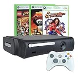 Microsoft Xbox 360 Elite System w/120GB HDD, HDMI Port, Wireless Controller & 3 Games