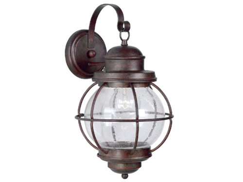 Kenroy Home 90962GC Hatteras Medium Lantern, Gilded Copper