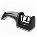 theCookMart Professional Easy 2 Stage Skid-Free Easy-Grip Knife Sharpener, Knives Sharpening System, Gray