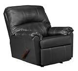 Simmons Black Leather Wall-a-Way Recliner