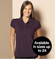 Stripe Embellished Polo Top