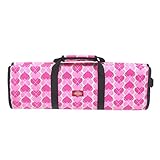 Dickies 12 Pocket Deluxe Knife Bag,  Pink Heart Argyle