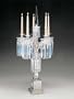 Schonbek 71084-65 Ancient Bronze Dorchester Crystal Five Light Up Lighting Candelabra from the Dorch