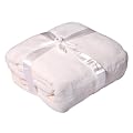 Viva XXL Microfaserdecke Kuscheldecke Tagesdecke, 220x240 cm, ECRU/NATURWEISS