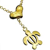 925 Silver Heart Clip Turtle Anklet Hawaiian Jewelry