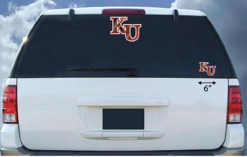 Kansas Jayhawks 6" Plain Camo Decal
