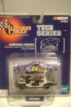 Jeff Gordon "Winner's Circle" Tech Series #24 Car 1/64 Scale Superman Dupont Special Paint Scheme Removeable Chassis Winners Circle