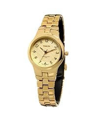 Time100 Easy Read Golden Band Fashion Couple Watch (Ladies)#W50005L.01A