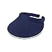 MG Women's Cotton Twill Clip-On Visor-4115-NAVY