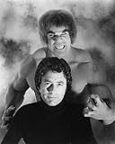 BILL BIXBY AS DR. DAVID BRUCE BANNER, LOU FERRIGNO AS THE INCREDIBLE HULK FROM THE INCREDIBLE HULK - Licensed Photo - Professional Photographic Print - Picture SIZE 10x8 (25x20cm)