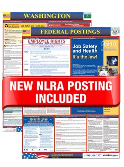 Washington Labor Law Posters (State & Federal incl. NLRA Posting)
