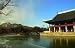 Gyeongbok Palace in Seoul, South Korea - 36"W x 23"H - Peel and Stick Wall Decal by Wallmonkeys