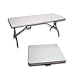 Palm Springs Folding Portable Camping / Party Table 6 Ft White