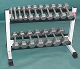 36 Dumbell Rack w/ Hex Dumbells
