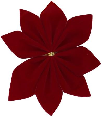 POINSETTIA Ribbon Bows - 6-Pack