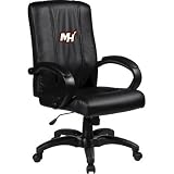 Home Office Chair with NBA Logo Panel Team: Miami Heat Secondary