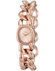 Fossil Womens ES3459 Curator Analog Display Analog Quartz Rose Gold Watch