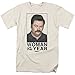 Parks & Recreation Ron Swanson Woman Of The Year NBC TV Show T-Shirt Tee