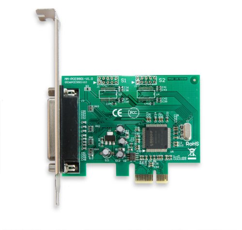 Syba SY-PEX-1P PCIe 1x Port Printer/Parallel Card with Netmos 9805 Chipset